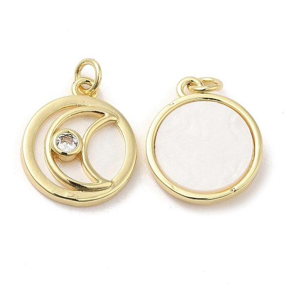 PandaHall Rack Plating Brass Micro Pave Clear Cubic Zirconia Pendants, with Shell, Real 18K Gold Plated, Long-Lasting Plated, Cadmium Free &...
PandaHall Rack Plating Brass Micro Pave Clear Cubic Zirconia Pendants, with Shell, Real 18K Gold Plated, Long-Lasting Plated, Cadmium Free &...