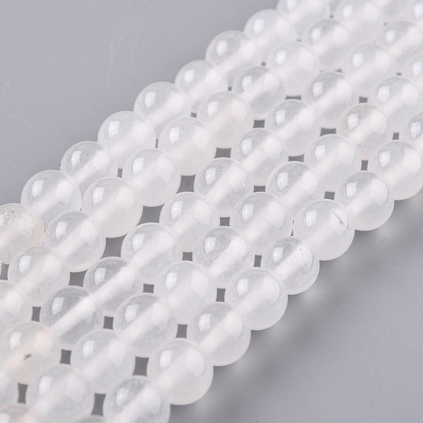 PandaHall Natural White Jade Beads, Round, Dyed, Clear, 8mm, Hole: 1mm, about 49pcs/strand, 15.16''(38.5cm) White Jade Round Clear
PandaHall Natural White Jade Beads, Round, Dyed, Clear, 8mm, Hole: 1mm, about 49pcs/strand, 15.16''(38.5cm) White Jade Round Clear