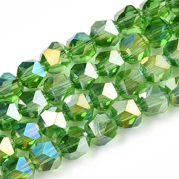 PandaHall Electroplate Transparent Glass Beads Strands, AB Color Plated, Faceted, Round, Lime Green, 6x5.5x5.5mm, Hole: 1mm, about...
PandaHall Electroplate Transparent Glass Beads Strands, AB Color Plated, Faceted, Round, Lime Green, 6x5.5x5.5mm, Hole: 1mm, about...