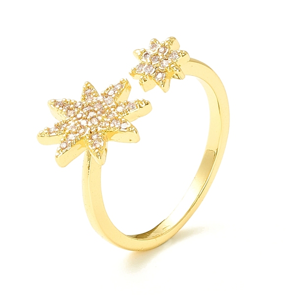 PandaHall Clear Cubic Zirconia Star Open Cuff Ring for Women, Cadmium Free & Lead Free, Real 18K Gold Plated, US Size 5 3/4(16.3mm)...
PandaHall Clear Cubic Zirconia Star Open Cuff Ring for Women, Cadmium Free & Lead Free, Real 18K Gold Plated, US Size 5 3/4(16.3mm)...