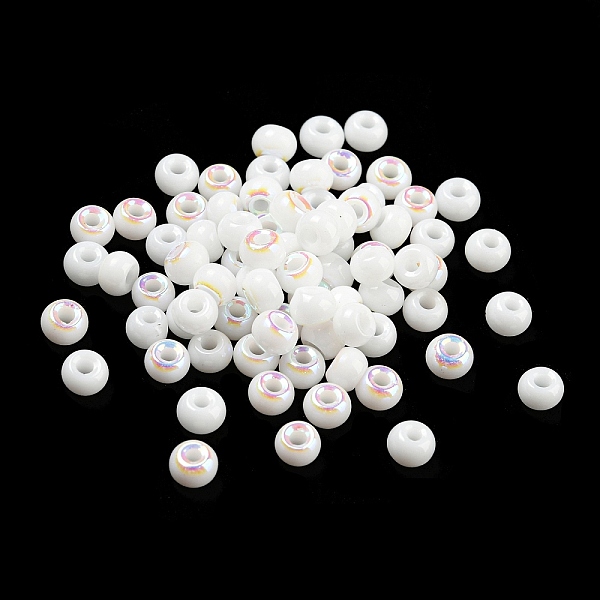 PandaHall Glass Seed Beads, AB Color, Rondelle, White, 4x3mm, Hole: 1.2mm, 20g/bag Glass White
PandaHall Glass Seed Beads, AB Color, Rondelle, White, 4x3mm, Hole: 1.2mm, 20g/bag Glass White