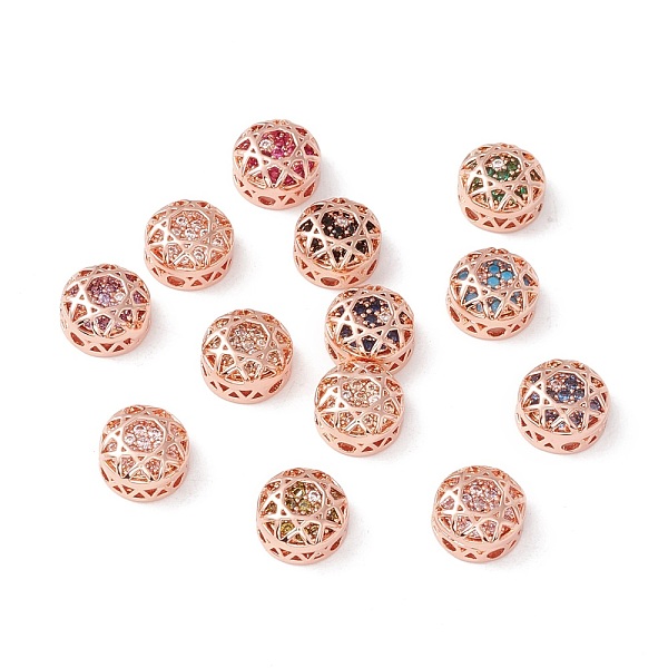 PandaHall Eco-friendly Brass Cubic Zirconia Multi-Strand Links, Nickel Free, Rack Plating, Cadmium Free & Lead Free, Flat Round, Mixed Color..., Multicolor
PandaHall Eco-friendly Brass Cubic Zirconia Multi-Strand Links, Nickel Free, Rack Plating, Cadmium Free & Lead Free, Flat Round, Mixed Color..., Multicolor