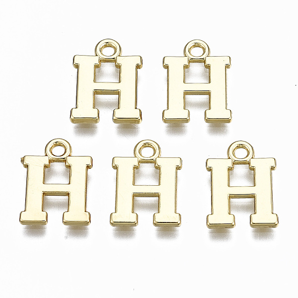 PandaHall Alloy Charms, Cadmium Free & Nickel Free & Lead Free, Alphabet, Real 16K Gold Plated, Letter.H, 14x10.5x1mm, Hole: 1.6mm Alloy...
PandaHall Alloy Charms, Cadmium Free & Nickel Free & Lead Free, Alphabet, Real 16K Gold Plated, Letter.H, 14x10.5x1mm, Hole: 1.6mm Alloy...