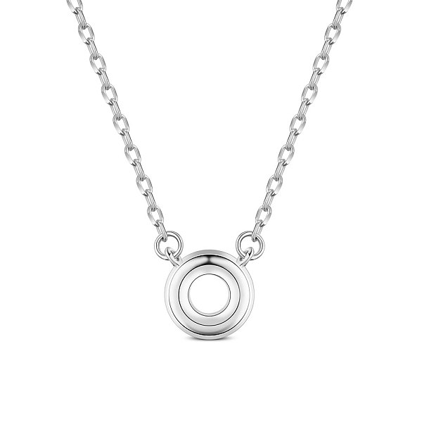 PandaHall SHEGRACE Rhodium Plated 925 Sterling Silver Pendant Necklace, with Glazed Circle Pendant, Platinum, 15.7 inch Sterling Silver
PandaHall SHEGRACE Rhodium Plated 925 Sterling Silver Pendant Necklace, with Glazed Circle Pendant, Platinum, 15.7 inch Sterling Silver