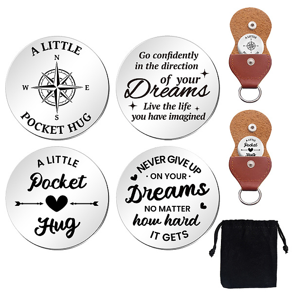 PandaHall GLOBLELAND 2Pcs Pocket Hug Token Gift Inspirational Long Distance Relationship Gift Encouragement Pocket Hug Keepsake Stainless...
PandaHall GLOBLELAND 2Pcs Pocket Hug Token Gift Inspirational Long Distance Relationship Gift Encouragement Pocket Hug Keepsake Stainless...