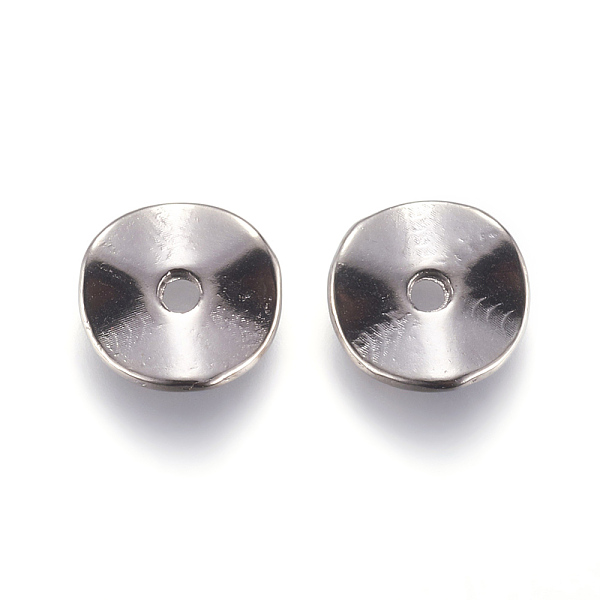 PandaHall Tibetan Style Alloy Wavy Spacer Beads, Flat Round, Gunmetal, Lead Free & Cadmium Free, 10x1mm, Hole: 2mm Alloy Flat Round
PandaHall Tibetan Style Alloy Wavy Spacer Beads, Flat Round, Gunmetal, Lead Free & Cadmium Free, 10x1mm, Hole: 2mm Alloy Flat Round