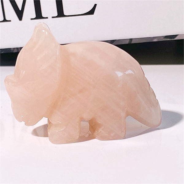 PandaHall Natural Rose Quartz Carved Healing Rhinoceros Figurines, Reiki Energy Stone Display Decorations, 48x34mm Rose Quartz Rhinoceros
PandaHall Natural Rose Quartz Carved Healing Rhinoceros Figurines, Reiki Energy Stone Display Decorations, 48x34mm Rose Quartz Rhinoceros