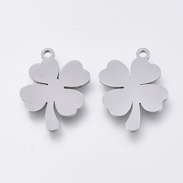 PandaHall 201 Stainless Steel Pendants, Laser Cut Pendants, Clover, Stainless Steel Color, 17x13x1mm, Hole: 1.4mm 201 Stainless Steel Clover
PandaHall 201 Stainless Steel Pendants, Laser Cut Pendants, Clover, Stainless Steel Color, 17x13x1mm, Hole: 1.4mm 201 Stainless Steel Clover