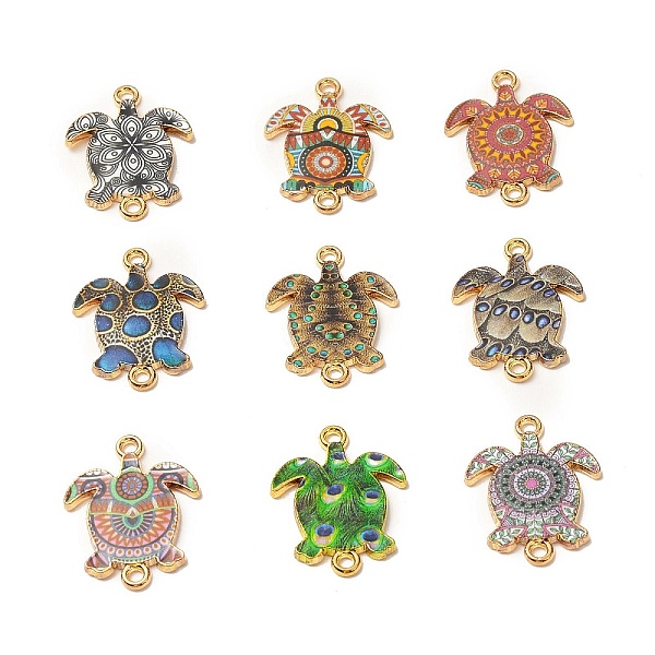 PandaHall Printed Alloy Connector Charms, Sea Turtle Links, Cadmium Free & Nickel Free & Lead Free, Golden, Mixed Color..., Multicolor
PandaHall Printed Alloy Connector Charms, Sea Turtle Links, Cadmium Free & Nickel Free & Lead Free, Golden, Mixed Color..., Multicolor