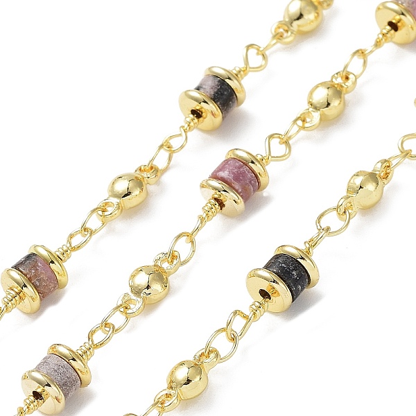 PandaHall Natural Tourmaline Column Link Chains, with Real 18K Gold Plated Brass Findings, Soldered, with Spool, 5x14x5mm Tourmaline
PandaHall Natural Tourmaline Column Link Chains, with Real 18K Gold Plated Brass Findings, Soldered, with Spool, 5x14x5mm Tourmaline