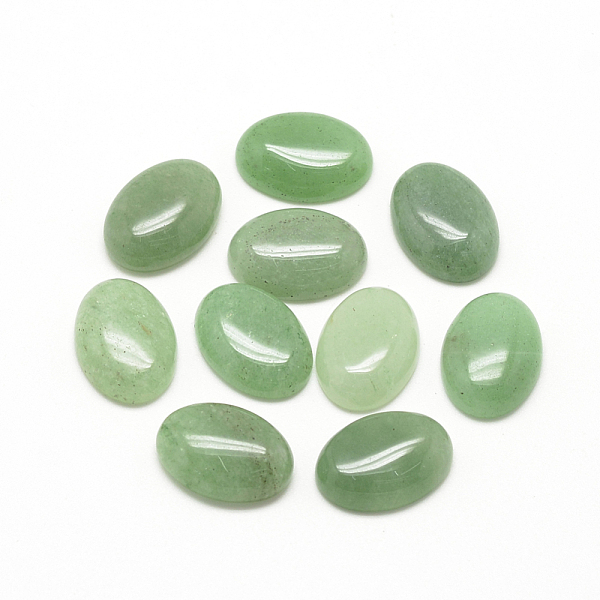PandaHall Natural Green Aventurine Cabochons, Oval, 10x8x4~5mm Green Aventurine Oval
PandaHall Natural Green Aventurine Cabochons, Oval, 10x8x4~5mm Green Aventurine Oval