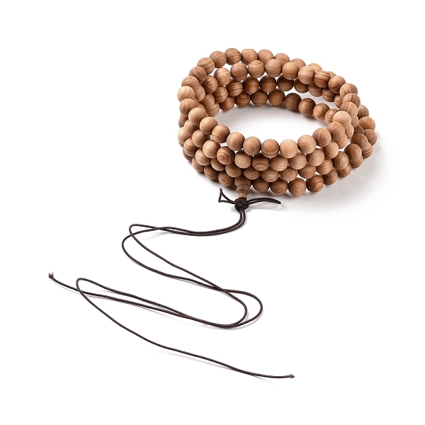 PandaHall Mala Bead Bracelet, 108 Cypress Round Beaded Stretch Bracelet, Prayer Meditation Jewelry for Men Women, BurlyWood, 34-5/8 inch..., Orange
PandaHall Mala Bead Bracelet, 108 Cypress Round Beaded Stretch Bracelet, Prayer Meditation Jewelry for Men Women, BurlyWood, 34-5/8 inch..., Orange
