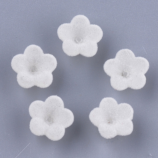 PandaHall Flocky Acrylic Bead Caps, 5-Petal, Flower, Creamy White, 12x12x7.5mm, Hole: 1mm Acrylic
PandaHall Flocky Acrylic Bead Caps, 5-Petal, Flower, Creamy White, 12x12x7.5mm, Hole: 1mm Acrylic