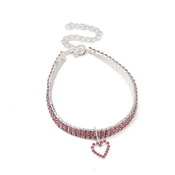 PandaHall Adjustable 3-Row Iron Rhinestone Cup Chain Pet Collars, Slider Heart Pendant Cat Dog Choker Necklace, Burgundy, 258mm Iron Heart..., Red
PandaHall Adjustable 3-Row Iron Rhinestone Cup Chain Pet Collars, Slider Heart Pendant Cat Dog Choker Necklace, Burgundy, 258mm Iron Heart..., Red