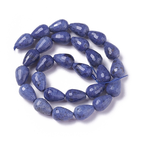PandaHall Natural Dumortierite Quartz Beads Strands, Faceted, Drop, 14~15x10~10.5mm, Hole: 1mm, about 25pcs/strand, 15.15 inch Dumortierite...
PandaHall Natural Dumortierite Quartz Beads Strands, Faceted, Drop, 14~15x10~10.5mm, Hole: 1mm, about 25pcs/strand, 15.15 inch Dumortierite...