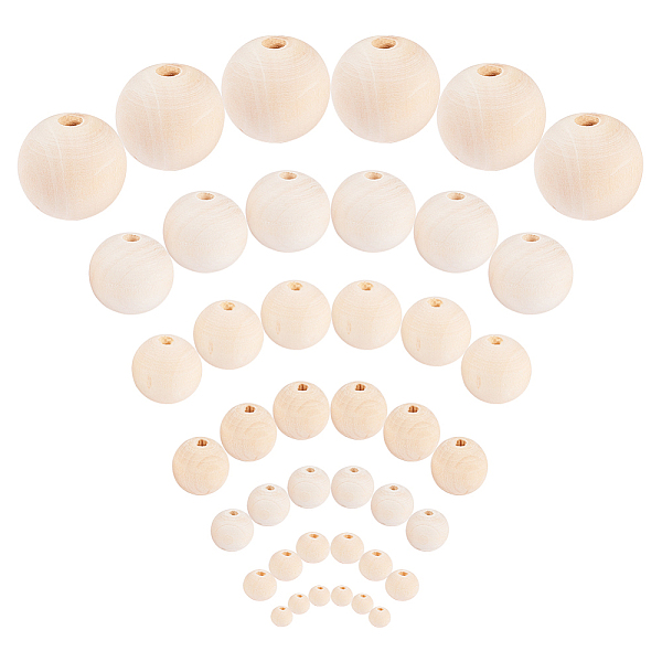 PandaHall Unfinished Wood Beads, Natural Wooden Loose Beads Spacer Beads, Round, 8x7mm, Hole: 2~3mm Wood Round Orange
PandaHall Unfinished Wood Beads, Natural Wooden Loose Beads Spacer Beads, Round, 8x7mm, Hole: 2~3mm Wood Round Orange