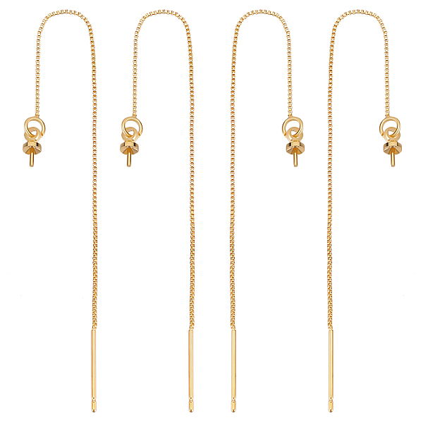 PandaHall Beebeecraft 10Pcs Brass Stud Earring Findings, Ear Threads with Cup Pearl Peg Bails, For Half Drilled Bead, Golden, 88x0.6mm, Pin...
PandaHall Beebeecraft 10Pcs Brass Stud Earring Findings, Ear Threads with Cup Pearl Peg Bails, For Half Drilled Bead, Golden, 88x0.6mm, Pin...