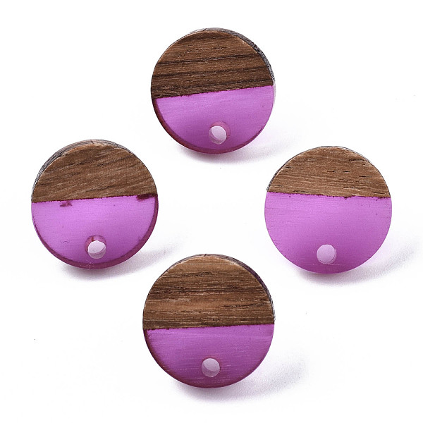 PandaHall Resin & Walnut Wood Stud Earring Findings, with 304 Stainless Steel Pin, Flat Round, Medium Orchid, 15mm, Hole: 1.8mm, Pin: 0.7mm...
PandaHall Resin & Walnut Wood Stud Earring Findings, with 304 Stainless Steel Pin, Flat Round, Medium Orchid, 15mm, Hole: 1.8mm, Pin: 0.7mm...