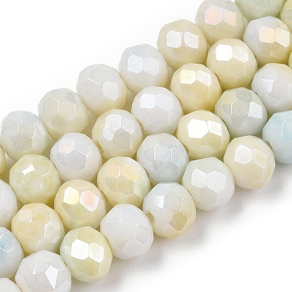 PandaHall Faceted Electroplated Glass Beads Strands, AB Color Plated, Abacus, Light Goldenrod Yellow, 6x5mm, Hole: 1.2mm, about...
PandaHall Faceted Electroplated Glass Beads Strands, AB Color Plated, Abacus, Light Goldenrod Yellow, 6x5mm, Hole: 1.2mm, about...