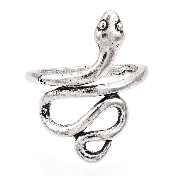 PandaHall Alloy Open Cuff Ring, Knitting Loop Crochet Loop, Yarn Guide Finger Holder for Women, Antique Silver, Snake, Inner Diameter: 1.9cm...
PandaHall Alloy Open Cuff Ring, Knitting Loop Crochet Loop, Yarn Guide Finger Holder for Women, Antique Silver, Snake, Inner Diameter: 1.9cm...