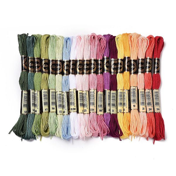 PandaHall 20 Skeins 20 Colors 6-Ply Polyester Embroidery Floss, Cross Stitch Threads, Flower Color Series, Mixed Color, 0.5mm, about 8.75..., Multicolor
PandaHall 20 Skeins 20 Colors 6-Ply Polyester Embroidery Floss, Cross Stitch Threads, Flower Color Series, Mixed Color, 0.5mm, about 8.75..., Multicolor