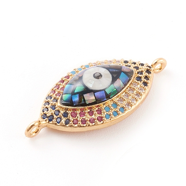 PandaHall Brass Micro Pave Cubic Zirconia Links Connectors, with Abalone Shell/Paua Shell, Cadmium Free & Nickel Free & Lead Free, Eye..., Clear
PandaHall Brass Micro Pave Cubic Zirconia Links Connectors, with Abalone Shell/Paua Shell, Cadmium Free & Nickel Free & Lead Free, Eye..., Clear