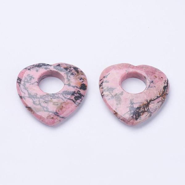 PandaHall Natural Rhodonite Pendants, Heart, 39~40x40x7mm, Hole: 14.5mm Rhodonite Heart Pink
PandaHall Natural Rhodonite Pendants, Heart, 39~40x40x7mm, Hole: 14.5mm Rhodonite Heart Pink