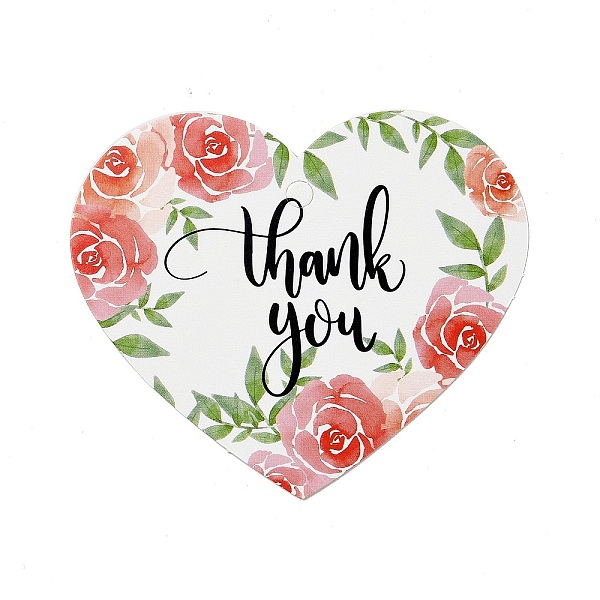 PandaHall Coated Paper Thank You Greeting Card, Heart with Word Thank You Pattern, for Thanksgiving Day, Green, 60x70x0.3mm, Hole: 4mm...
PandaHall Coated Paper Thank You Greeting Card, Heart with Word Thank You Pattern, for Thanksgiving Day, Green, 60x70x0.3mm, Hole: 4mm...