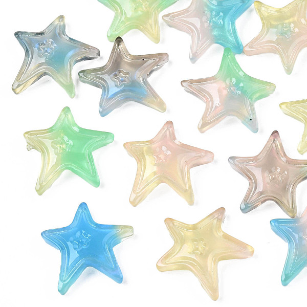 PandaHall Opaque Cellulose Acetate(Resin) Cabochons, Starfish, Mixed Color, 19.5x20.5x4mm Cellulose Acetate Starfish Multicolor
PandaHall Opaque Cellulose Acetate(Resin) Cabochons, Starfish, Mixed Color, 19.5x20.5x4mm Cellulose Acetate Starfish Multicolor