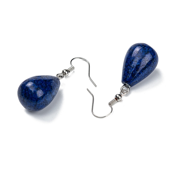 PandaHall Natural Lapis Lazuli Dangle Earrings, with Brass Earring Hooks, Drop, Platinum, 43mm, Pin: 0.5mm Lapis Lazuli
PandaHall Natural Lapis Lazuli Dangle Earrings, with Brass Earring Hooks, Drop, Platinum, 43mm, Pin: 0.5mm Lapis Lazuli