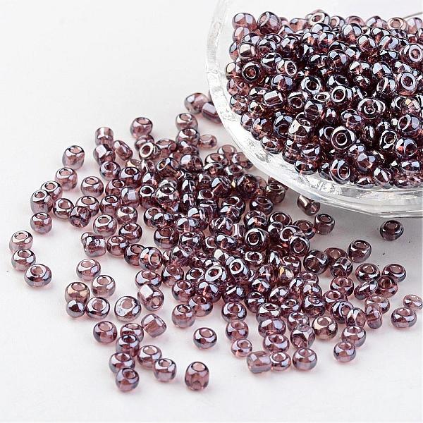 PandaHall Round Glass Seed Beads, Trans. Colours Lustered, Rosy Brown, Size: about 4mm in diameter, hole: 1.5mm, about 496pcs/50g Glass...
PandaHall Round Glass Seed Beads, Trans. Colours Lustered, Rosy Brown, Size: about 4mm in diameter, hole: 1.5mm, about 496pcs/50g Glass...