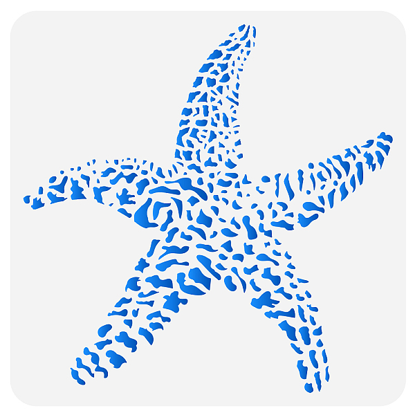 PandaHall PET Hollow Out Drawing Painting Stencils, for DIY Scrapbook, Photo Album, Starfish Pattern, 30x30cm Plastic Starfish
PandaHall PET Hollow Out Drawing Painting Stencils, for DIY Scrapbook, Photo Album, Starfish Pattern, 30x30cm Plastic Starfish