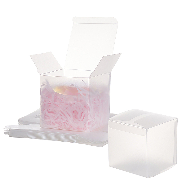 PandaHall 12pcs Clear Favor Boxes, Frosted Transparent Boxes Cupcake Macaron Candy Frosted Transparent Plastic Cube Boxes for Wedding..., White
PandaHall 12pcs Clear Favor Boxes, Frosted Transparent Boxes Cupcake Macaron Candy Frosted Transparent Plastic Cube Boxes for Wedding..., White