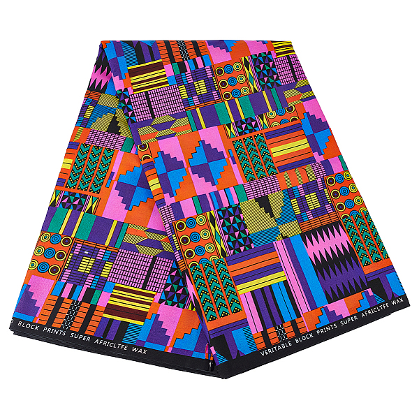 PandaHall FINGERINSPIRE 6 Yards Cloth African Fabric by The Yard 45inch Wide Colorful Kente Wax Printed Polyester Fabric Ethnic Style...
PandaHall FINGERINSPIRE 6 Yards Cloth African Fabric by The Yard 45inch Wide Colorful Kente Wax Printed Polyester Fabric Ethnic Style...