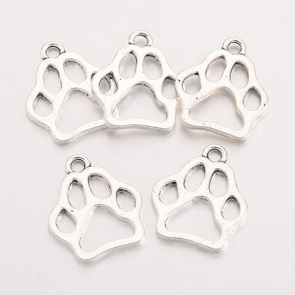 PandaHall Tibetan Style Zinc Alloy Pendants, Dog Paw Prints, Lead Free & Cadmium Free, Antique Silver, 19.6x17x1.5mm, Hole: 2mm Alloy Dog
PandaHall Tibetan Style Zinc Alloy Pendants, Dog Paw Prints, Lead Free & Cadmium Free, Antique Silver, 19.6x17x1.5mm, Hole: 2mm Alloy Dog
