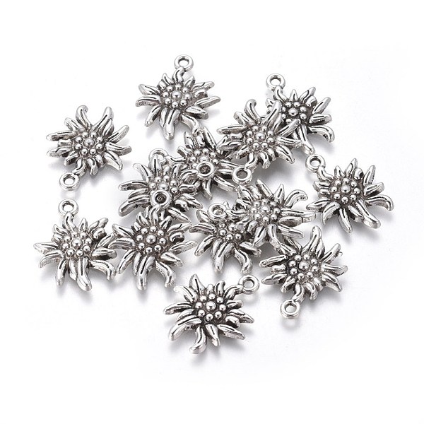 PandaHall Tibetan Style Alloy Pendants, Cadmium Free & Nickel Free & Lead Free, Edelweiss, Antique Silver, 21x16x2.5mm, Hole: 1mm Alloy...
PandaHall Tibetan Style Alloy Pendants, Cadmium Free & Nickel Free & Lead Free, Edelweiss, Antique Silver, 21x16x2.5mm, Hole: 1mm Alloy...