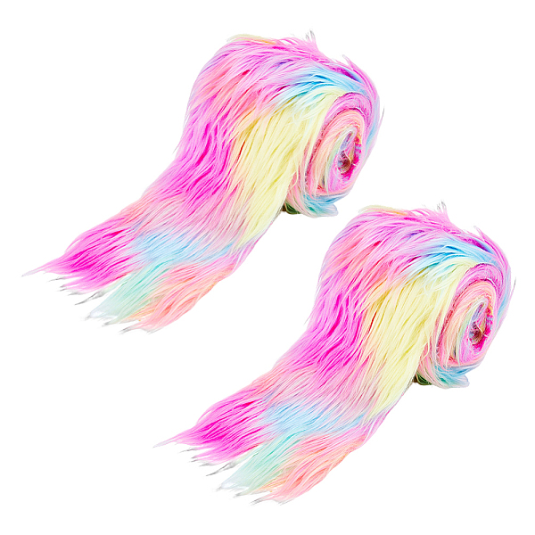 PandaHall SUPERFINDINGS 2PCS Colorful 1.5m Faux Fur Fabric 5cm Wide Shaggy Synthetic Plush Fabric Fluffy Fuzzy Fur for Cosplay Costumes...
PandaHall SUPERFINDINGS 2PCS Colorful 1.5m Faux Fur Fabric 5cm Wide Shaggy Synthetic Plush Fabric Fluffy Fuzzy Fur for Cosplay Costumes...