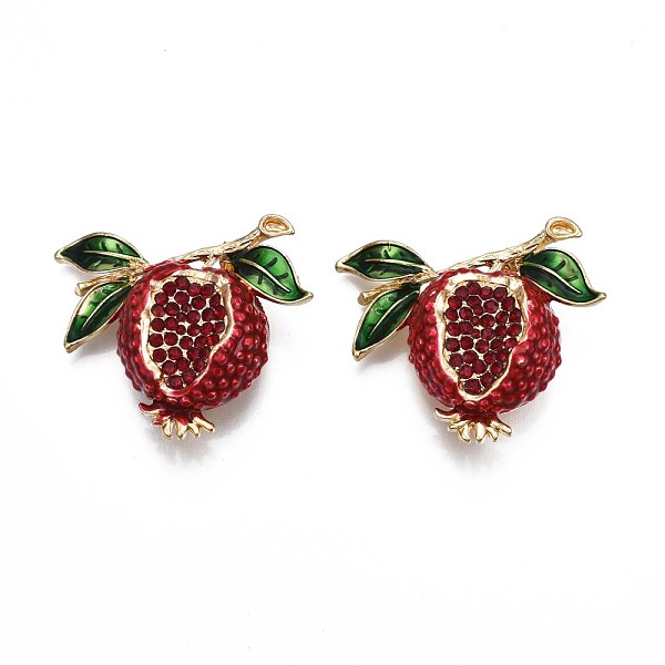 PandaHall Pomegranate Enamel Pin with Rhinestone, Fruit Alloy Brooch with for Backpack Clothes, Nickel Free & Lead Free, Light Golden..., Red
PandaHall Pomegranate Enamel Pin with Rhinestone, Fruit Alloy Brooch with for Backpack Clothes, Nickel Free & Lead Free, Light Golden..., Red