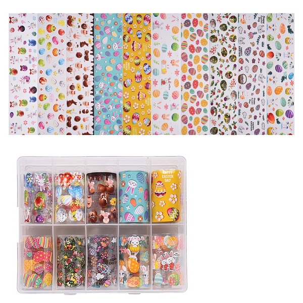 PandaHall Nail Art Transfer Stickers, Nail Decals, DIY Nail Tips Decoration for Women, Easter Theme Pattern, Mixed Color, 40mm, about..., Multicolor
PandaHall Nail Art Transfer Stickers, Nail Decals, DIY Nail Tips Decoration for Women, Easter Theme Pattern, Mixed Color, 40mm, about..., Multicolor