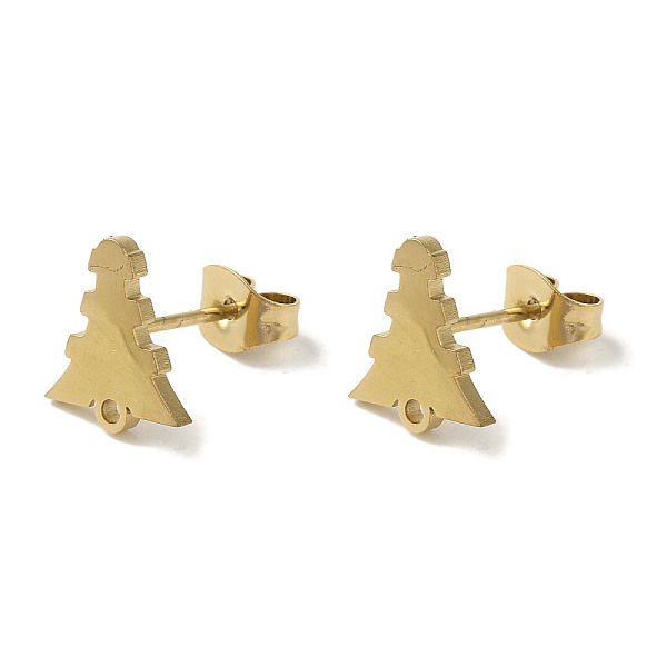 PandaHall Ion Plating(IP) 304 Stainless Steel Studs Findings, Tower, Golden, 10.5x9.5mm, Hole: 1.2mm, Pin: 11x0.7mm 304 Stainless Steel...
PandaHall Ion Plating(IP) 304 Stainless Steel Studs Findings, Tower, Golden, 10.5x9.5mm, Hole: 1.2mm, Pin: 11x0.7mm 304 Stainless Steel...