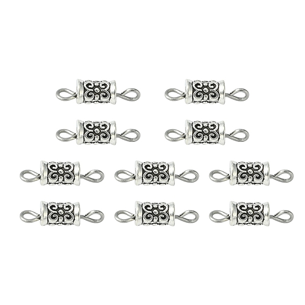 PandaHall Tibetan Style Alloy Connector Charms, Column Links with 304 Stainless Steel Double Loops, Antique Silver & Stainless Steel Color...
PandaHall Tibetan Style Alloy Connector Charms, Column Links with 304 Stainless Steel Double Loops, Antique Silver & Stainless Steel Color...