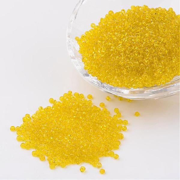PandaHall 12/0 Glass Seed Beads, Transparent, Round, Yellow, 2mm, Hole: 1mm, about 3100pcs/50g Glass Yellow
PandaHall 12/0 Glass Seed Beads, Transparent, Round, Yellow, 2mm, Hole: 1mm, about 3100pcs/50g Glass Yellow