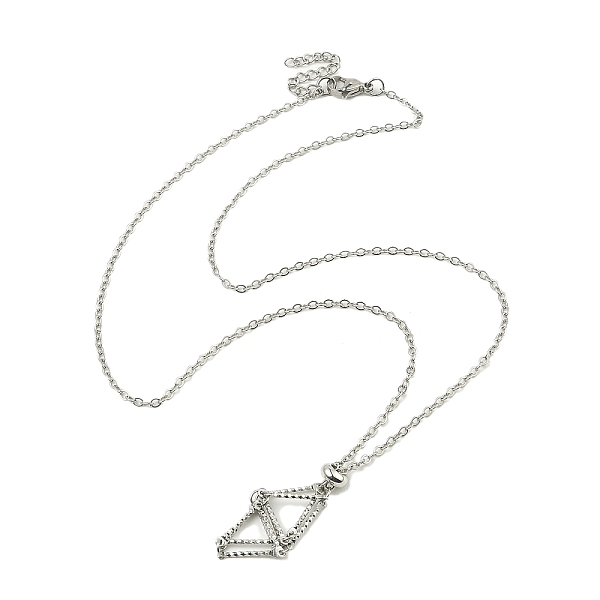 PandaHall 304 Stainless Steel Cable Chain Macrame Pouch Empty Stone Holder for Pendant Necklaces Making, with Lobster Claw Clasp & Chain...
PandaHall 304 Stainless Steel Cable Chain Macrame Pouch Empty Stone Holder for Pendant Necklaces Making, with Lobster Claw Clasp & Chain...
