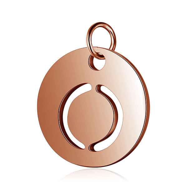 PandaHall 304 Stainless Steel Charms, Flat Round with Letter, Rose Gold, Letter.O, 12x1mm, Hole: 2.5mm 304 Stainless Steel Letter O
PandaHall 304 Stainless Steel Charms, Flat Round with Letter, Rose Gold, Letter.O, 12x1mm, Hole: 2.5mm 304 Stainless Steel Letter O
