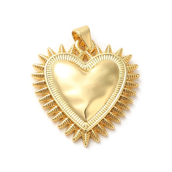 PandaHall Brass Pendants, Heart, Real 18K Gold Plated, 27x25x4.5mm, Hole: 5x3.5mm Brass Heart
PandaHall Brass Pendants, Heart, Real 18K Gold Plated, 27x25x4.5mm, Hole: 5x3.5mm Brass Heart