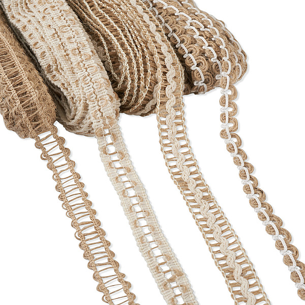 PandaHall Mega Pet 4 Bundles 4 Styles Natural Jute Cord, Flat, Mixed Color, 11~17x0.9~1mm, 1 bundle/style Jute Multicolor
PandaHall Mega Pet 4 Bundles 4 Styles Natural Jute Cord, Flat, Mixed Color, 11~17x0.9~1mm, 1 bundle/style Jute Multicolor