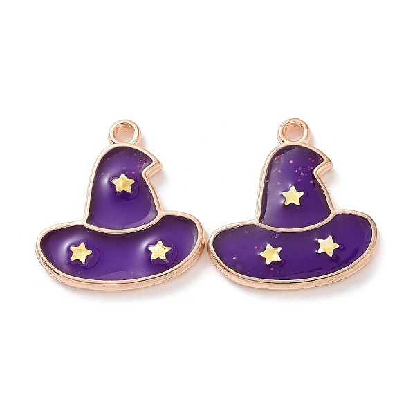 PandaHall Halloween Theme Alloy Enamel Pendants, with Glitter Powder, Hat Charms, Plum, 20x16mm Alloy+Enamel Hat Purple
PandaHall Halloween Theme Alloy Enamel Pendants, with Glitter Powder, Hat Charms, Plum, 20x16mm Alloy+Enamel Hat Purple