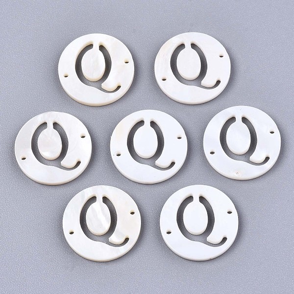 PandaHall Natural Freshwater Shell Links Connectors, Flat Round with Letter, Letter.Q, 14.5x1.5mm, Hole: 0.9mm Shell Flat Round
PandaHall Natural Freshwater Shell Links Connectors, Flat Round with Letter, Letter.Q, 14.5x1.5mm, Hole: 0.9mm Shell Flat Round