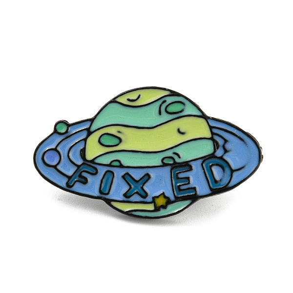 PandaHall Black Alloy Brooches, Enamel Pins, Planet, 18x31.5x1.8mm Alloy+Enamel Planet
PandaHall Black Alloy Brooches, Enamel Pins, Planet, 18x31.5x1.8mm Alloy+Enamel Planet
