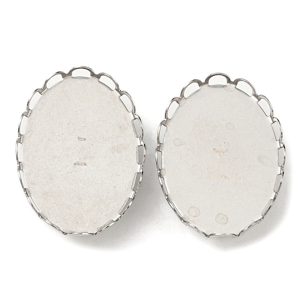 PandaHall 304 Stainless Steel Fancy Cabochon Brooch Findings, Oval, Stainless Steel Color, Tray: 25.3x18.5mm, 19x26x8.8mm 304 Stainless...
PandaHall 304 Stainless Steel Fancy Cabochon Brooch Findings, Oval, Stainless Steel Color, Tray: 25.3x18.5mm, 19x26x8.8mm 304 Stainless...